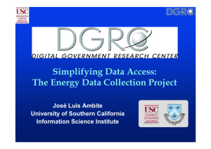 Simplifying Data Access: The Energy Data Collection Project