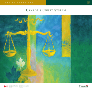 CANADA'S COURT SYSTEM