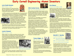 Early Cornell Engineering Alumni Inventors