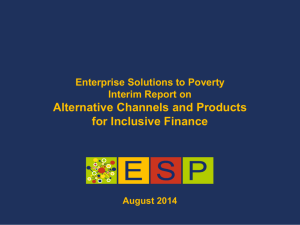 ENTERPRISE SOLUTIONS TO POVERTY