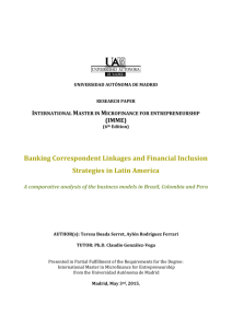 Banking Correspondent Linkages and Financial Inclusion Strategies