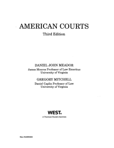 american courts - Law & Economics Center