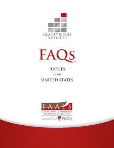 FAQs: Judges in the United States