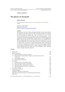 The physics of chromatin