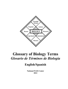 Glossary of Biology Terms