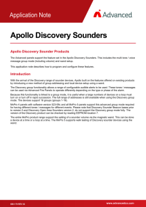 Apollo Discovery Sounders