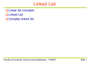 List, Linked List