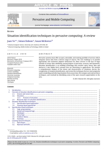 Situation identification techniques in pervasive computing: A review