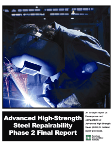 Advanced High-Strength Steel Repairability Study: Phase II Final