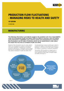 production flow fluctuations - managing risks to
