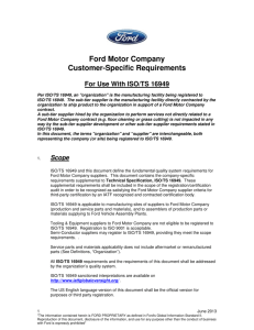 Ford Motor Company Customer