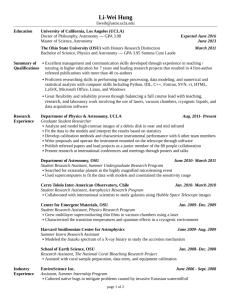 Resume - UCLA Astronomy