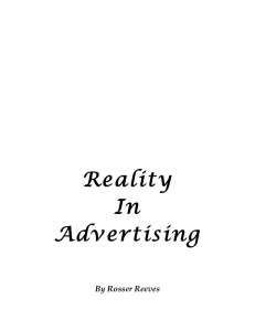 Reality In Advertising