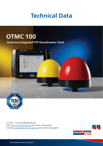 Technical Data OTMC 100
