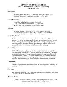 Syllabus in PDF form - METU Computer Engineering