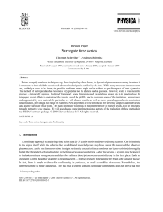 Surrogate time series