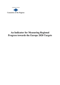An Indicator for Measuring Regional Progress towards