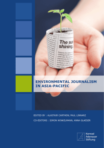 environmental journalism in asia-pacific - Konrad-Adenauer