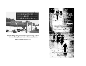 Reports from New Orleans After Katrina