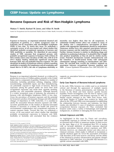 Benzene Exposure and Risk of Non
