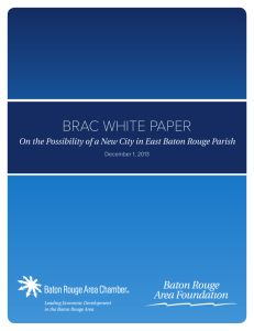 brac white paper - Baton Rouge Area Chamber