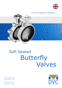 Perfect turning & centric positioning? Soft Seated Butterfly Valves