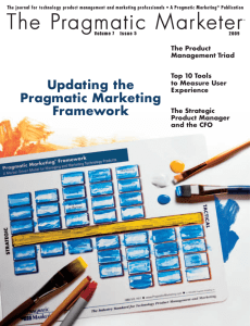 Updating the Pragmatic Marketing Framework