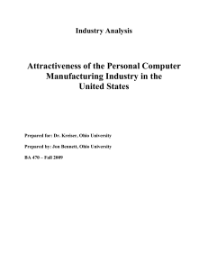 Attractiveness of the Personal Computer