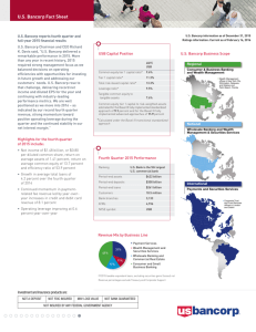 US Bancorp Fact Sheet
