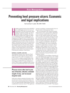 Preventing heel pressure ulcers