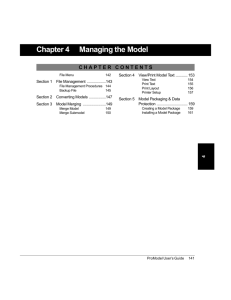 Chapter 4 Managing the Model