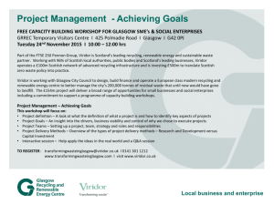 Project Management - Achieving Goals