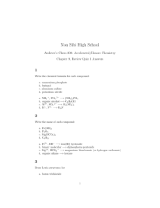 Review Quiz 1 Answers - nonsibihighschool.org
