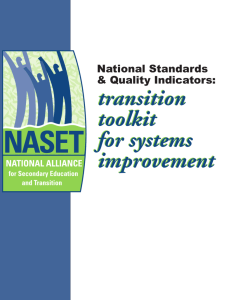 transition toolkit for systems improvement transition toolkit for