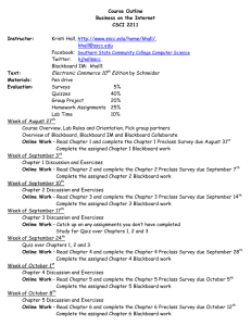 Course Outline Business on the Internet CSCI 2211 Instructor: Kristi