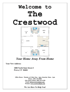 welcome_packet - The Crestwood