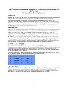 Paper Template - Western Users of SAS Software