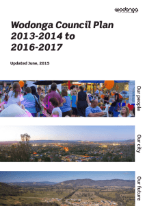 Wodonga Council Plan 2013-2014 to 2016-2017