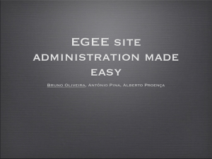 EGEE site administration made easy
