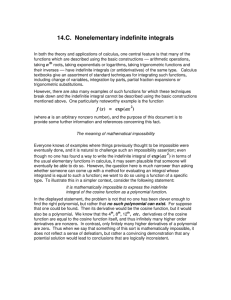 14.C. Nonelementary indefinite integrals