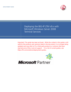 Microsoft Windows Server 2008 Terminal Services