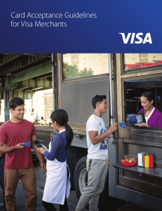 Card Acceptance Guidelines for Visa Merchants