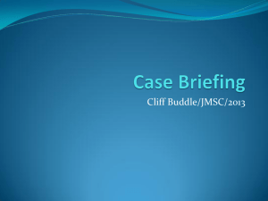 Case Briefing