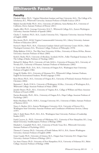 PDF of this page - Whitworth University Catalog