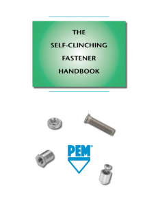 Self-Clinching Fastener Handbook