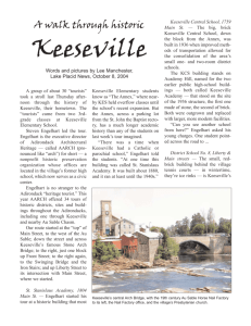 Historic Keeseville - Adirondack Architectural Heritage