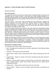 Appendix 1a. Outline Heritage Lottery Fund Bid Proposals