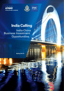 India-China Business Investment Opportunities
