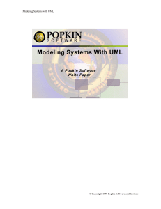 Modeling Systems with UML