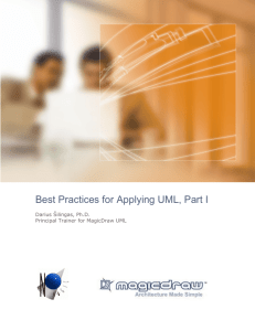 Best Practices for Applying UML, Part I